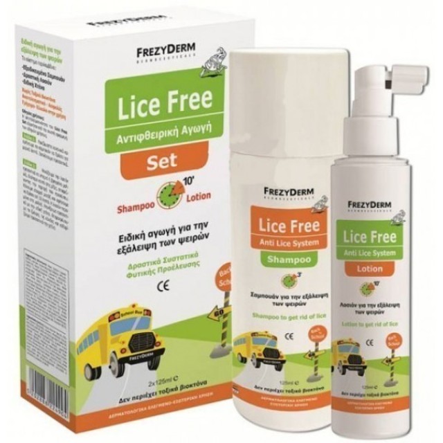 FREZYDERM LICE FREE SET 2x125ML