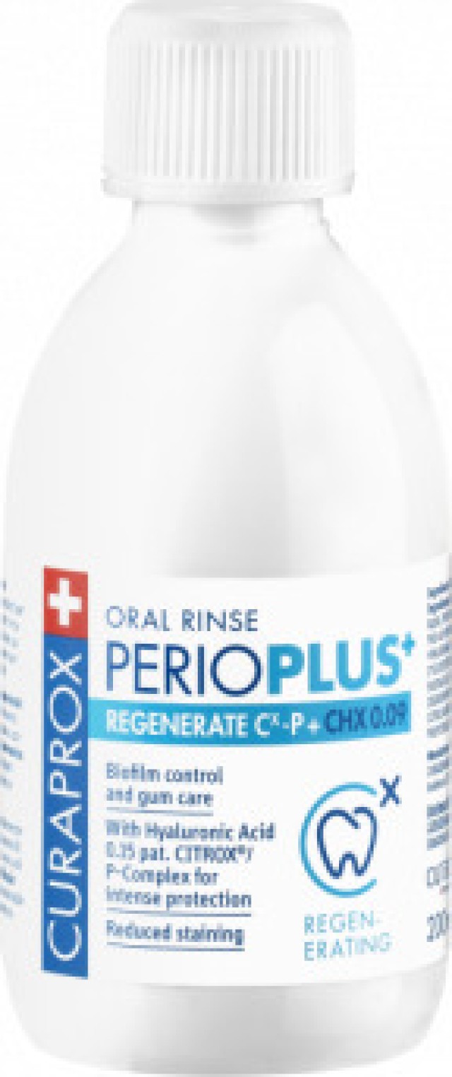 Curaprox Perio Plus Regenerate Mouthwash with CHX 0.09% Στοματικό Διάλυμα 200ml