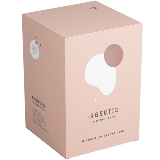 Agnotis Mother Care Disposable Breast Pads Επιθέματα Στήθους, 30 τεμάχια