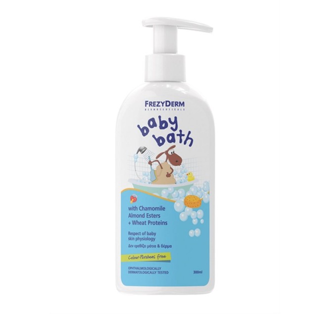 Frezyderm Baby Bath Απαλό Βρεφικό Αφρόλουτρο με Αντλία 200ml + 100ml ΔΩΡΟ