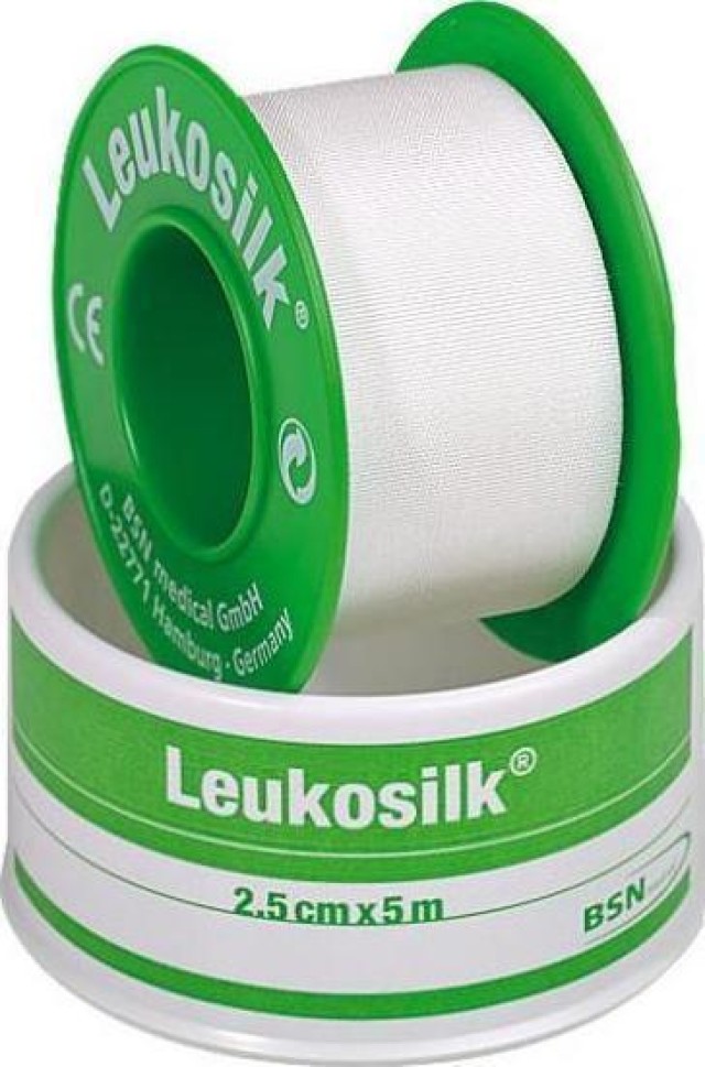 Leukosilk Λευκή Αυτοκόλλητη Επιδεσμική Ταινία 2.5 cmx4.6cm