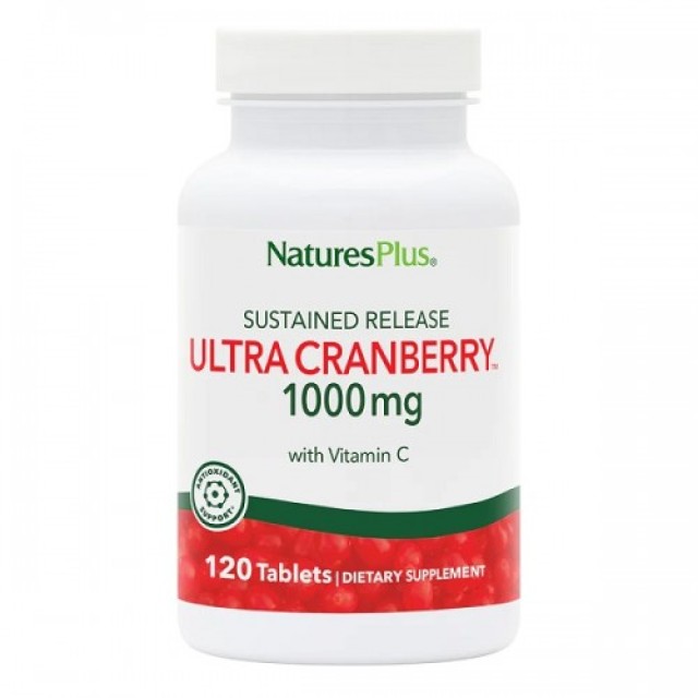 Natures Plus ULTRA CRANBERRY 1000 MG 120 ταμπλέτες