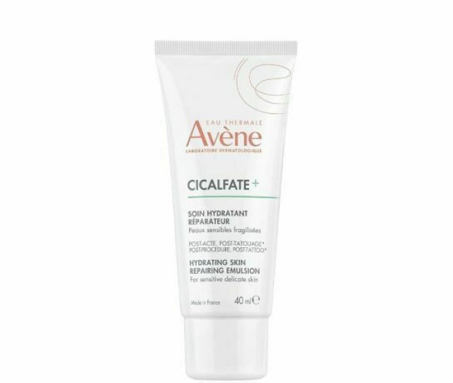 Avene Cicalfate+ Hydrating Skin Repairing Emulsion Post Tattoo Επανορθωτική Ενυδατική Φροντίδα Μετά από Τατουάζ, 40ml