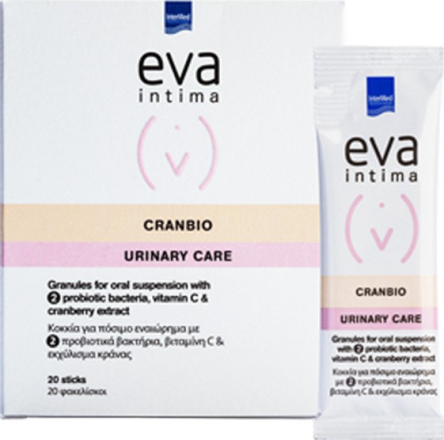 Intermed Eva Intima Cranbio Urinary Care 20 φακελίσκοι