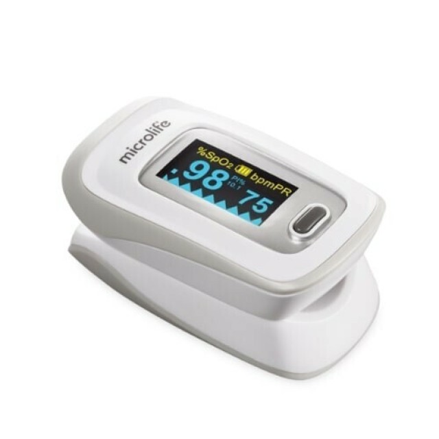 Microlife OXY 210 Fingertrip Pulse Oximeter Παλμικό Οξύμετρο Δακτύλου με Θήκη Μεταφοράς 1 Τεμάχιο