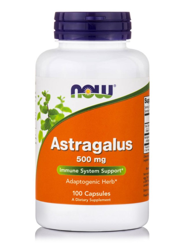 Now Astragalus 500 mg 100caps