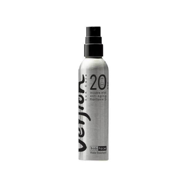 Version Invisible Mist Anti-aging SPF20 Αντηλιακό Αντιρυτιδικό Αόρατο Σπρέυ Σώματος & Προσώπου, 200ml