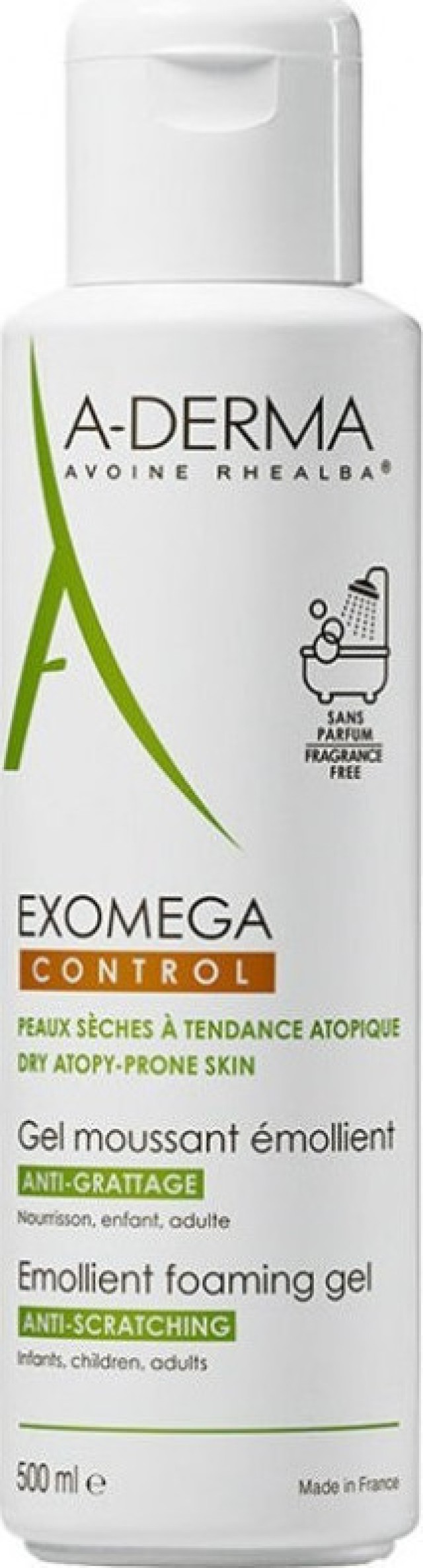 A-Derma Exomega Control Gel Moussant 500 Ml