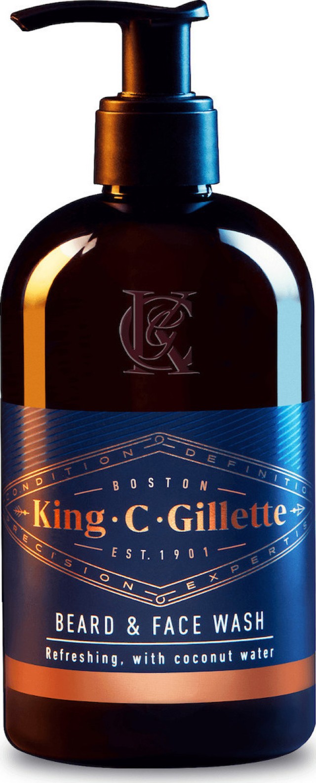 Gillette King C Beard & Face Wash Gel Ανδρικό Gel Καθαρισμού για τα Γένια & το Πρόσωπο 350ml