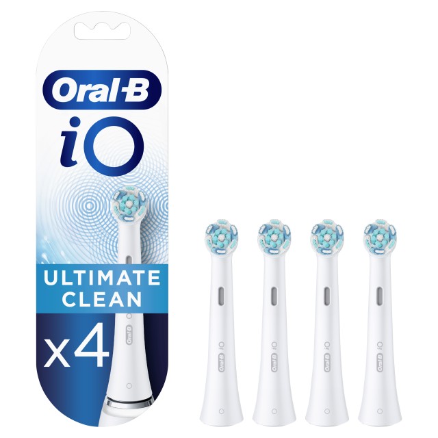 Oral-B iO Ultimate Clean Ανταλλακτικές Κεφαλές Ηλεκτρικής Οδοντόβουρτσας, 4 τμχ