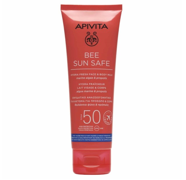 APIVITA BEE SUN SAFE FACE & BODY MILK SPF50 ΦΥΚΗ & ΠΡΟΠΟΛΗ 100ML