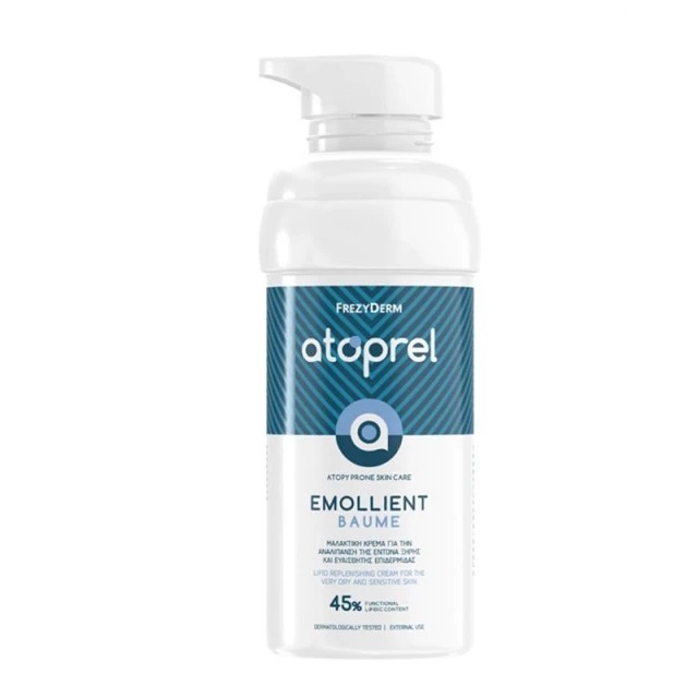 Frezyderm Atoprel Emollient Baume Μαλακτική Κρέμα Προσώπου & Σώματος για Έντονα Ξηρή & Ευαίσθητη Επιδερμίδα 300ml