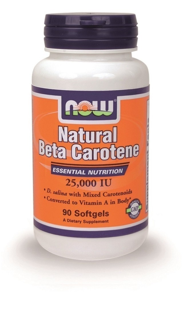 Now Natural Beta Carotene 25.000 IU 90 softgels