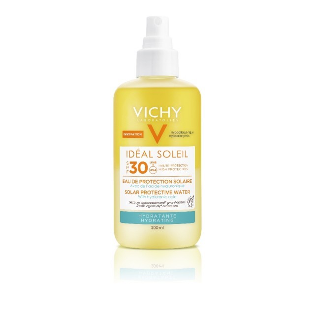 Vichy Ideal Soleil spf30 Ενυδατικό Νερό Προστασίας Από Τον Ήλιο 200ml