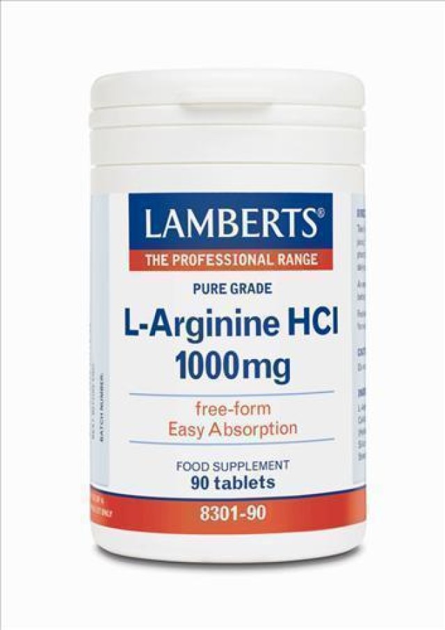 LAMBERTS L-ARGININE 1000MG 90 tabs