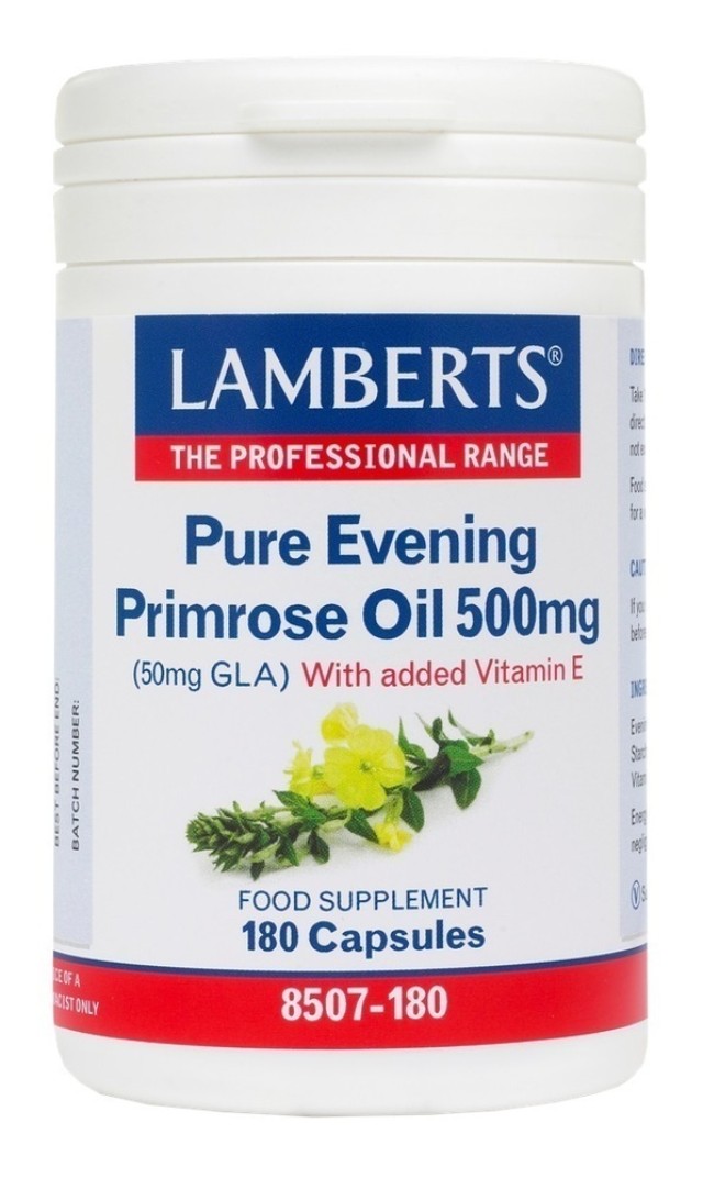 LAMBERTS EVENING PRIMROSE OIL 500MG 180CAPS