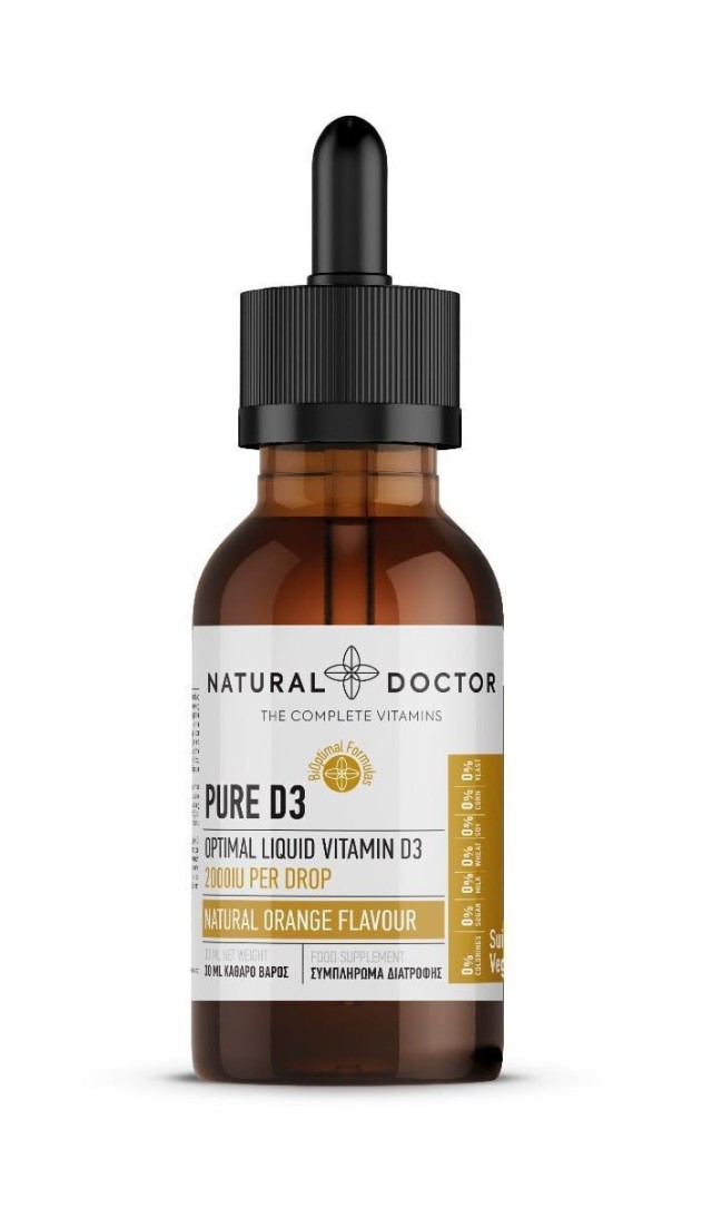 Natural Doctor Pure D3 2000iu / σταγονα 30ml