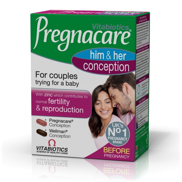 VITABIOTICS PREGNACARE His & Her Conception 60tabs