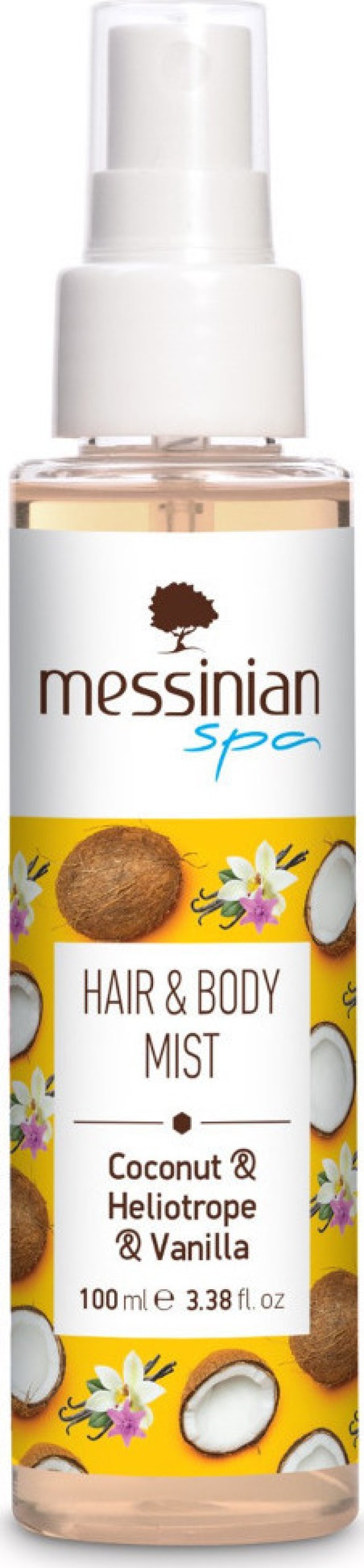 Messinian Spa Coconut & Heliotrope & Vanilla Hair & Body Mist 100ml