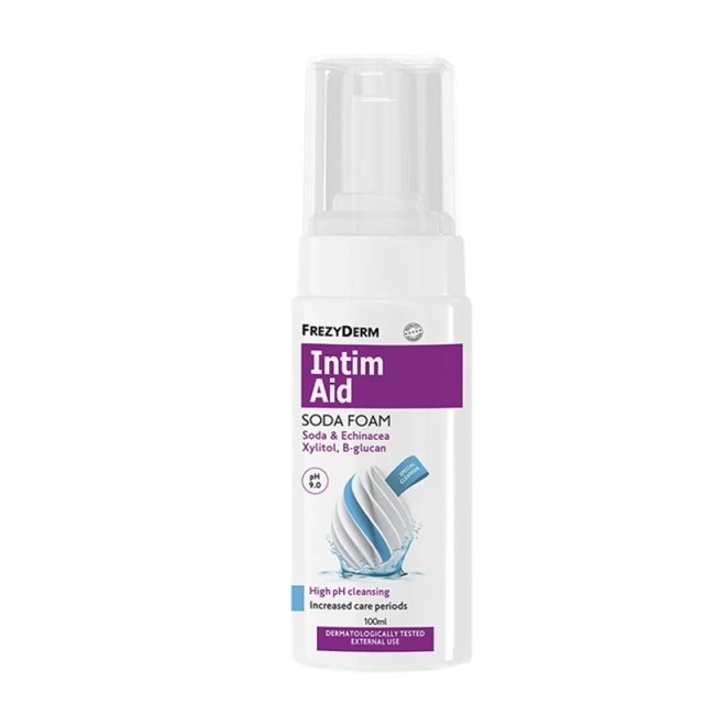 Frezyderm Intim Aid Soda Foam Ph9.0 Αφρός Καθαρισμού Ευαίσθητης Περιοχής Περιόδους Αυξημένης Φροντίδας 100ml