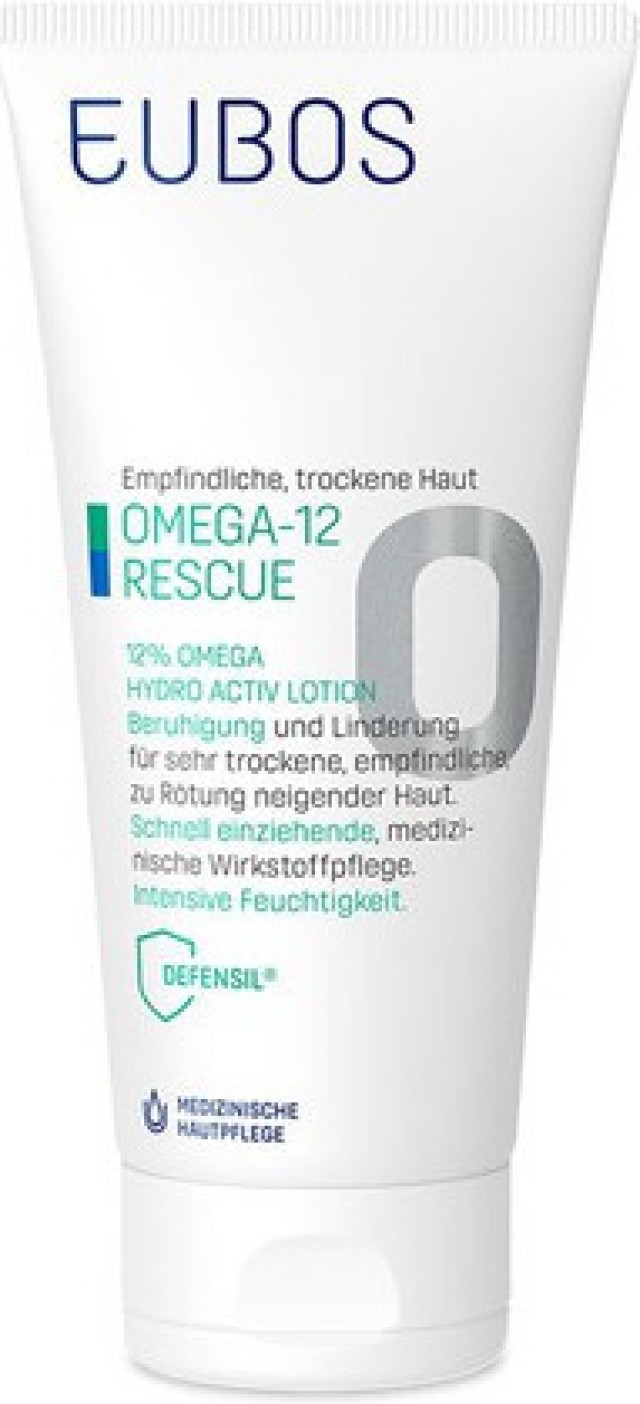 Eubos Omega 12% Hydro-Active Lotion Λοσιόν Σώματος για Καταπράυνση και Ανακούφιση του Δέρματος, 200ml