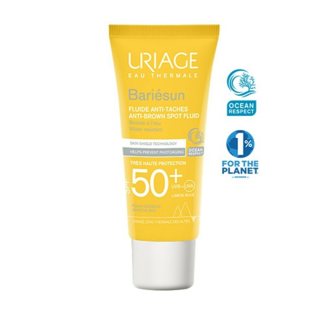 URIAGE Bariesun Anti-Brown Spot Fluid Αντηλιακή Λοσιόν Προσώπου με SPF50+ Κατά των Καφέ Κηλίδων 40ml