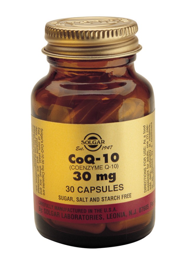 SOLGAR COENZYME Q-10  30mg veg.caps  30s