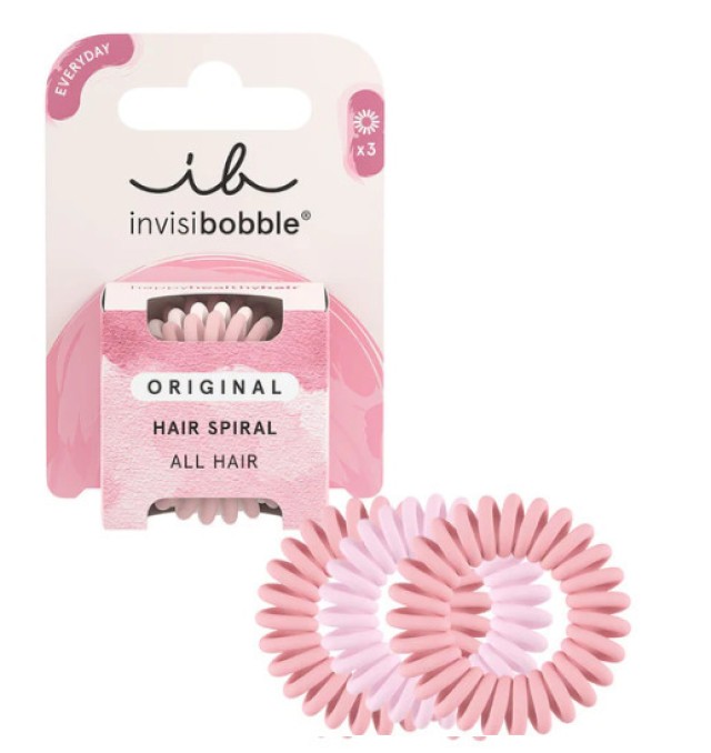 Invisibobble Original The Pinks Λαστιχάκια Μαλλιών, 3τεμ