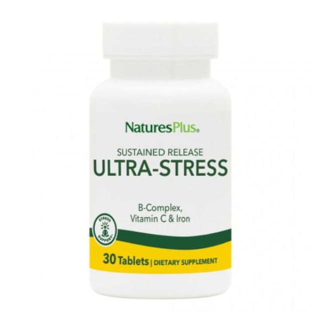 Natures Plus ULTRA STRESS W/IRON S/R  30 ταμπλέτες