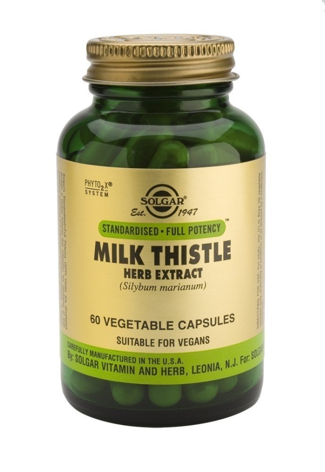 SOLGAR MILK THISTLE HERB & SEED EXTRACT veg.60s