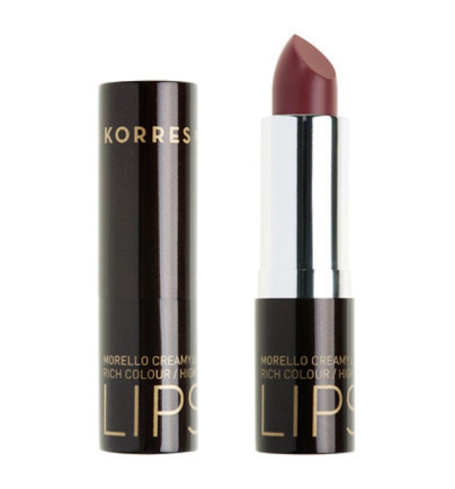 KORRES MORELLO CREAMY LIPSTICK NATURAL PURPLE 23 3.5g