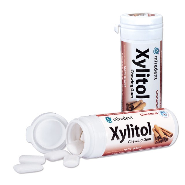 Miradent Xylitol, Οδοντότσιχλα Κανέλας 30 gums