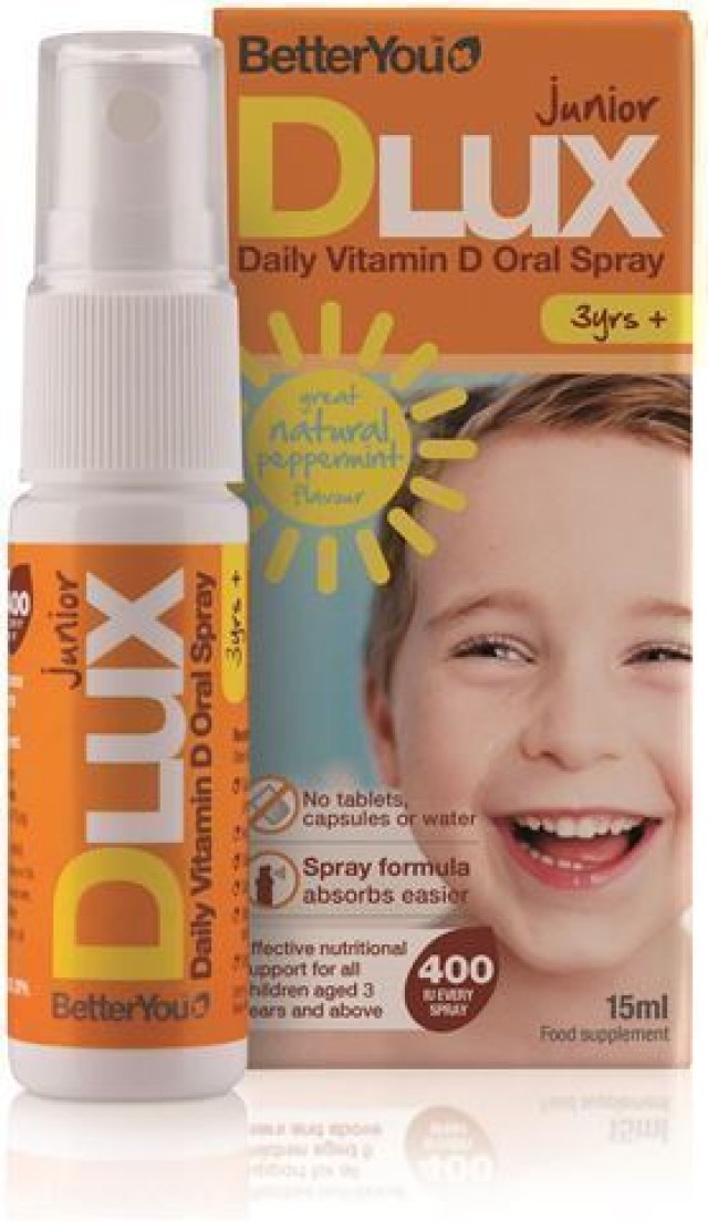 BetterYou Dlux Junior 400 IU spray D3 15ml 100 Ψεκασμοί