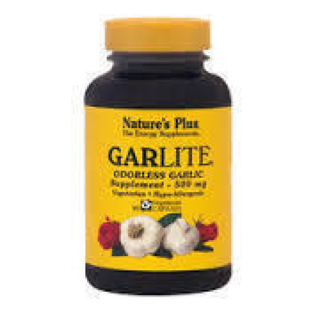 Natures Plus GARLITE 500 MG 90 φυτικές κάψουλες