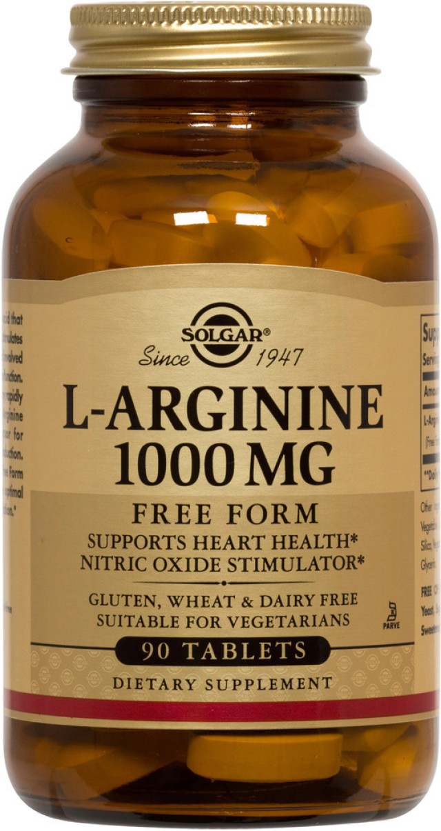 SOLGAR L-ARGININE 1000mg tabs 90s