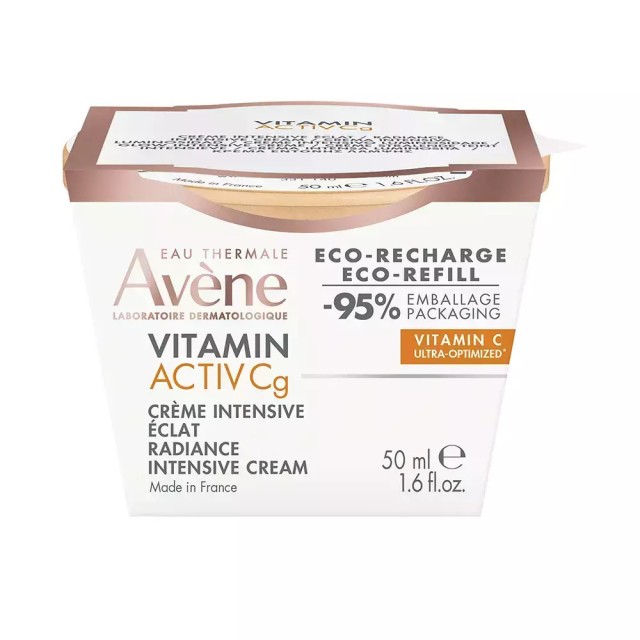 Avene Refill Vitamin Activ Cg Gel Cream, Κρέμα Εντατικής Λάμψης Ανταλλακτικό 50ml