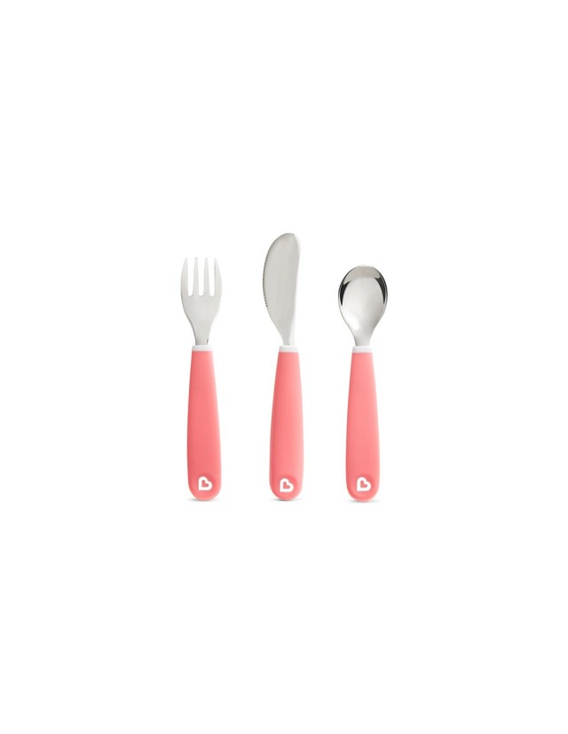 MUNCHKIN SPLASH TODDLER CUTLERY SET 3TMX ΚΟΡΑΛΙ