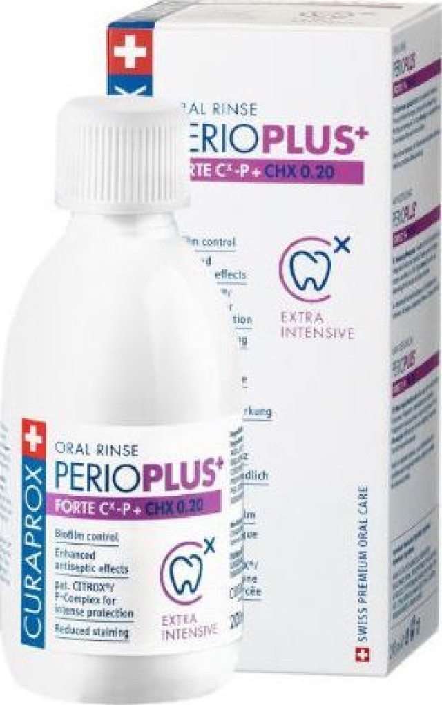 Curaprox Perio Plus Forte CHX 0.20 Extra Intensive Στοματικό Διάλυμα 200ml