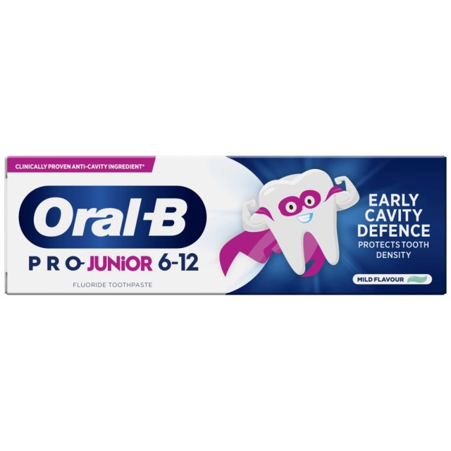 Oral-B Pro Junior Οδοντόκρεμα για Παιδιά 6-12 Ετών, 75ml