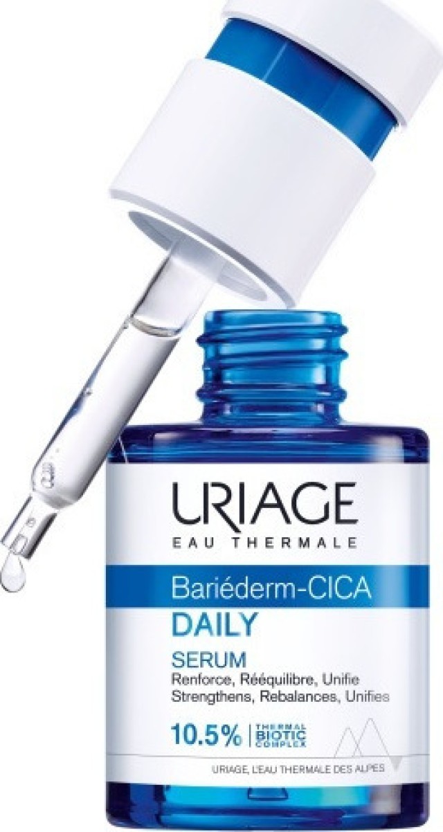 Uriage Eau Thermal Bariederm-Cica Daily Serum Δερματολογικός Ορός Επανόρθωσης & Προστασίας της Επιδερμίδας 30ml