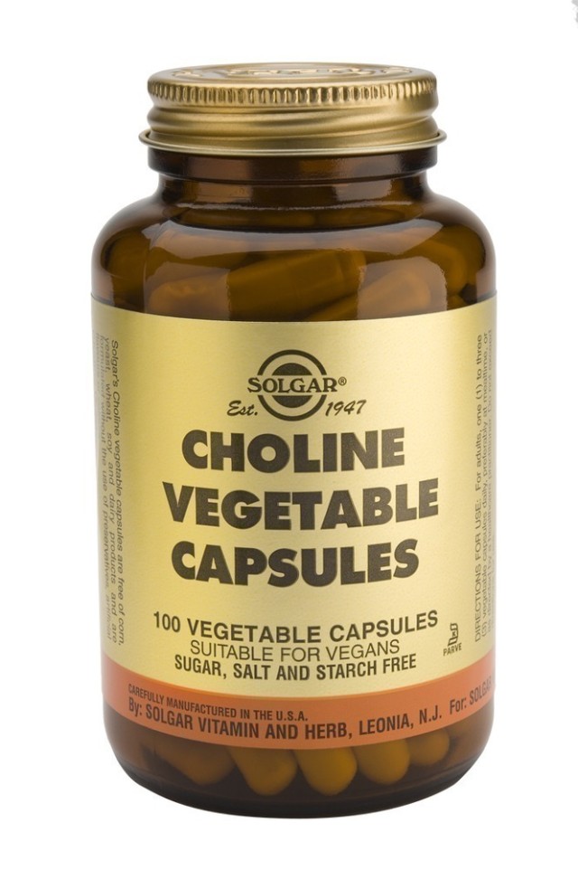 SOLGAR CHOLINE 350mg veg.caps 100s