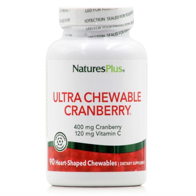 Natures Plus ULTRA CRANBERRY 90 μασώμενες ταμπλέτες