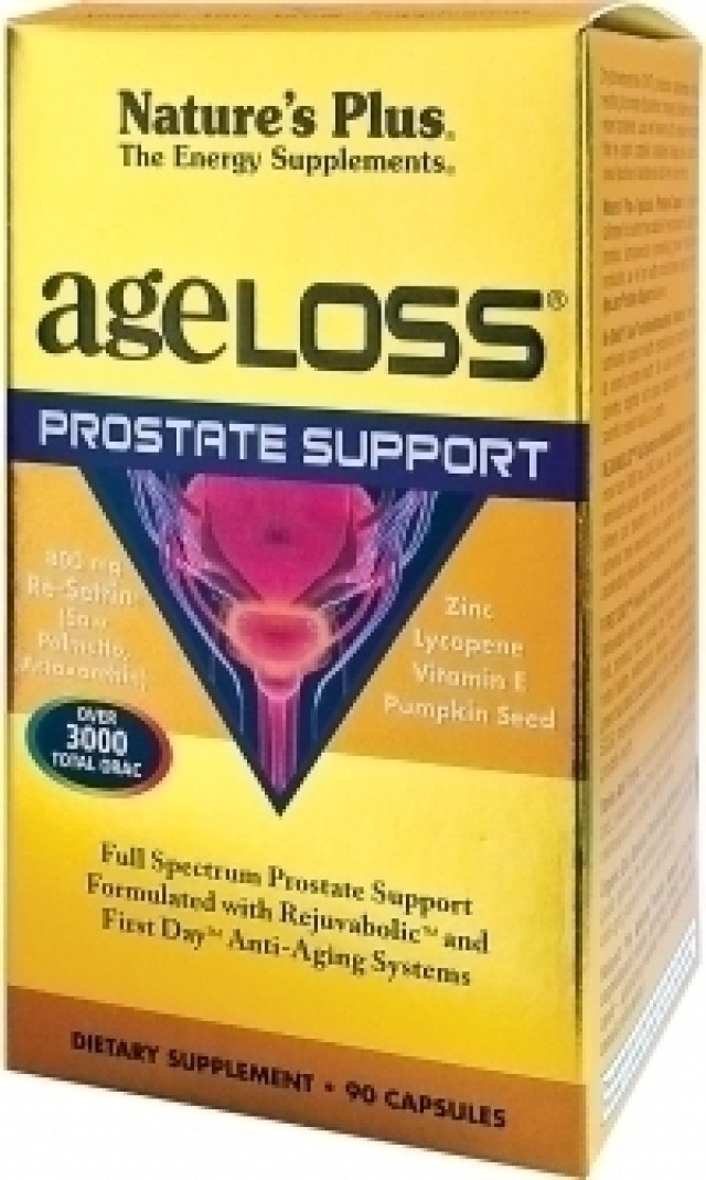 Natures Plus AGELOSS PROSTATE SUPPORT 90 κάψουλες