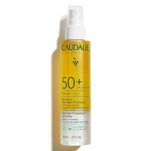 Caudalie Vinosun Protect SPF50+ Very High Protection Water Αντηλιακή Λοσιόν Προσώπου & Σώματος 150ml