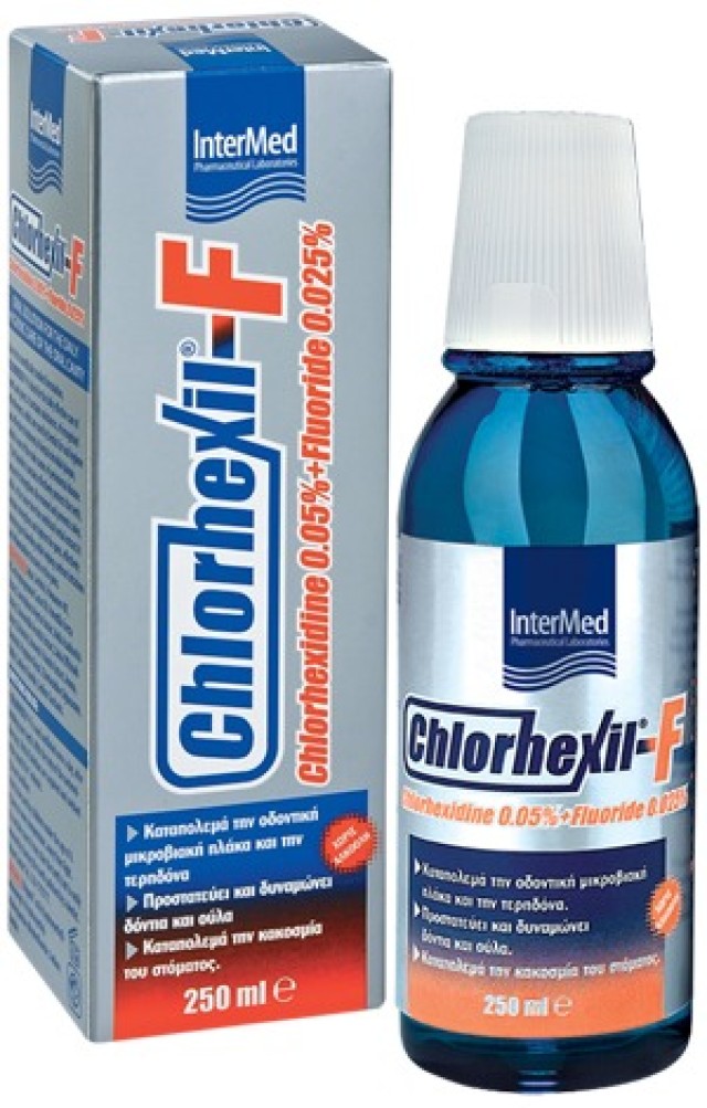 INTERMED CHLORHEXIL-F MOUTHWASH 250ml