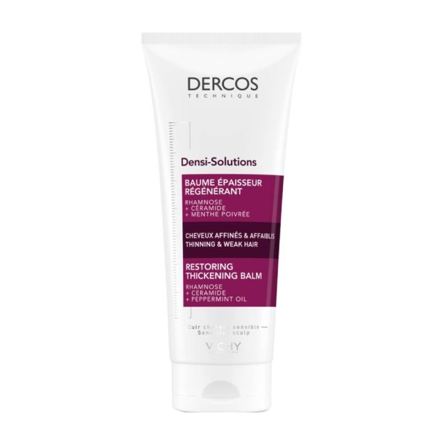 Vichy Dercos Densi Restoring Solutions Balm Τονωτικό Βάλσαμο Για Τα Αδύναμα Μαλλιά 200ml