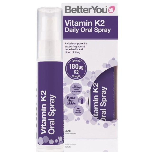 BetterYou Vitamin K2 Daily Oral Spray 180mg 25ml