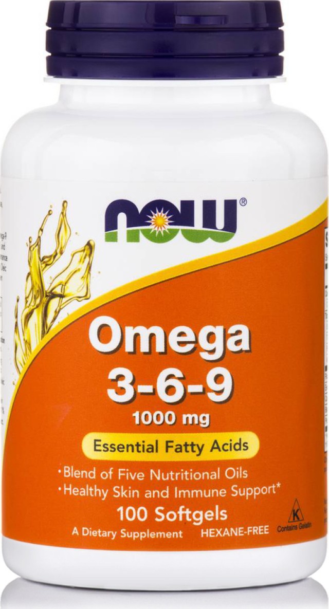 Now Omega 3 6 9 1000 mg 100 softgels