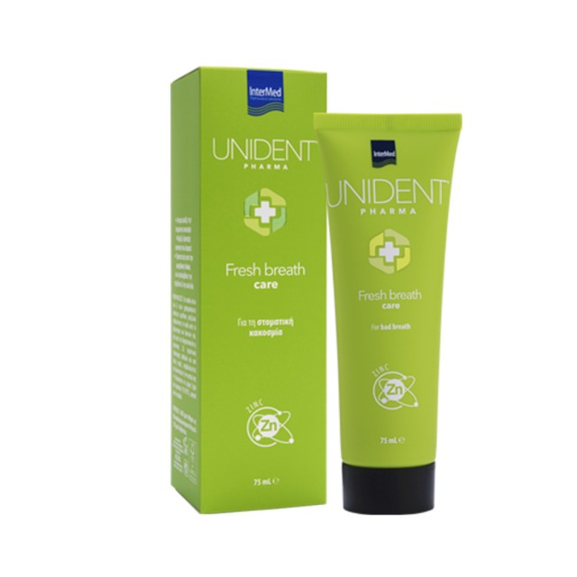 Intermed Unident Pharma Fresh Breath Care Οδοντόκρεμα κατά της Κακοσμίας, 75ml