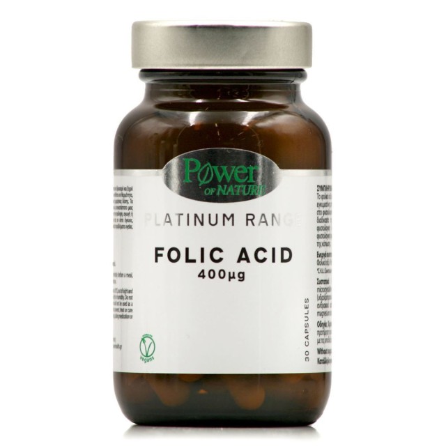 Power Of Nature Platinum Range Folic Acid, 30caps